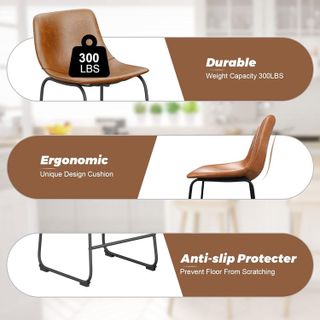 No. 8 - Aowos Bar Stools Set of 2 - 4