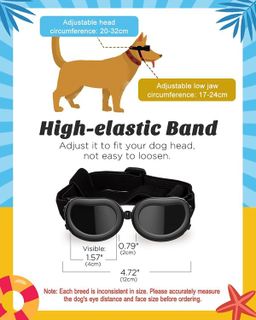 No. 9 - Lewondr Dog Sunglasses - 3