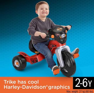 No. 6 - Fisher-Price Harley Davidson Toddler Tricycle Ride-On - 2