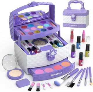 No. 2 - PERRYHOME Frozen Themed Girl's Makeup Kit - 1