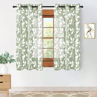 No. 9 - XTMYI Sheer Curtains 63 Inch Length for Bedroom - 1