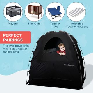 No. 1 - SlumberPod Portable Sleep Pod Baby Blackout Canopy Crib Cover - 5