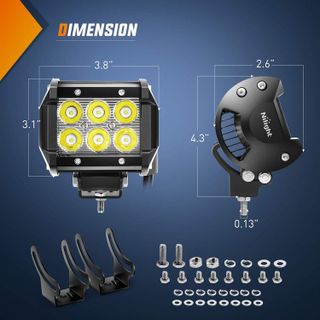 No. 8 - Nilight - ZH003 20Inch 126W Spot Flood Combo Led Light Bar - 3