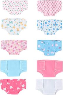 No. 9 - SOTOGO 10 Pieces Doll Diapers - 1