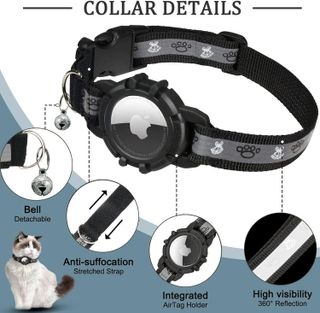 No. 7 - Reflective AirTag Cat Collar - 5