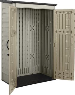 No. 8 - Rubbermaid Outdoor Small Vertical Resin Storage Shed - 2