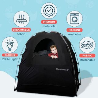 No. 1 - SlumberPod Portable Sleep Pod Baby Blackout Canopy Crib Cover - 3