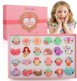 No. 7 - Nicmore Cute Little Girl Rings - 1