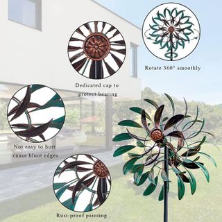 No. 5 - VEWOGARDEN Outdoor Wind Spinner - 3