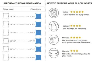 No. 1 - Fixwal Outdoor Pillow Inserts - 5