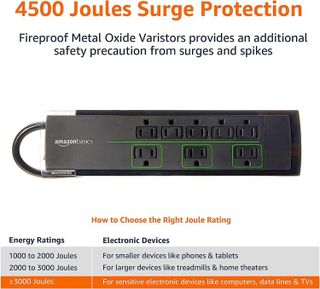 No. 10 - Amazon Basics Surge Protector - 5