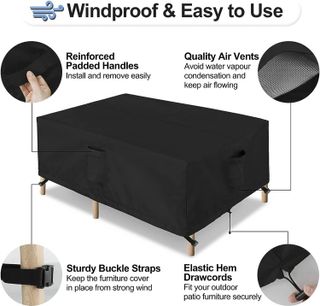 No. 9 - OutdoorLines Outdoor Waterproof Patio Table Furniture Set Covers - 5