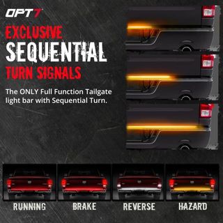 No. 2 - OPT7 Redline Triple Row LED Tailgate Light Bar - 4