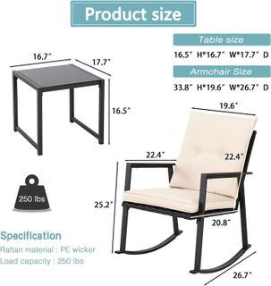 No. 9 - Walsunny Patio Bistro Set - 5