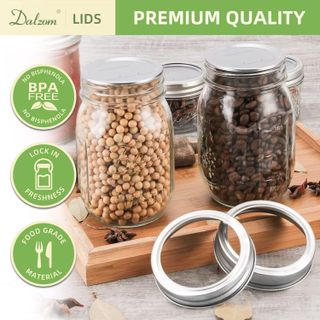 No. 4 - Dalzom® 48Pcs Canning Lids with Rings Regular Mouth - 4