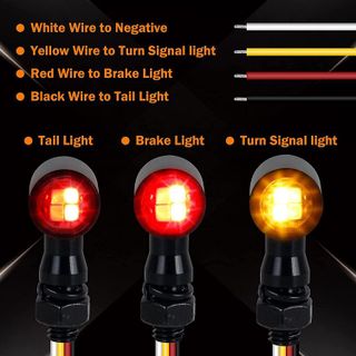 No. 6 - QUASCO Rear Motorcycle LED Turn Signals - 3