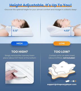 No. 5 - Cozyplayer Ultra Pain Relief Cooling Pillow - 4