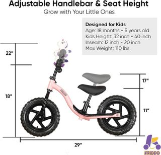 No. 6 - KRIDDO Toddler Balance Bike - 5