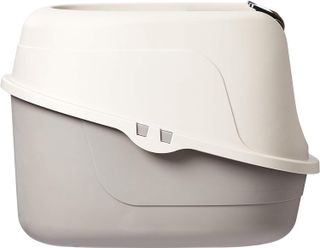 No. 9 - Amazon Basics No-Mess Hooded Cat Litter Box - 3