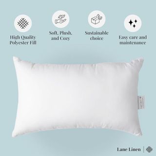 No. 8 - Lane Linen 12x20 Pillow Insert - Pack of 2 - 3