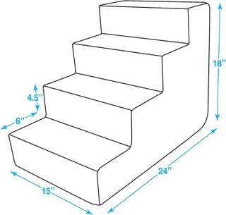 No. 2 - Foam Pet Steps for Small Dogs and Cats - 4