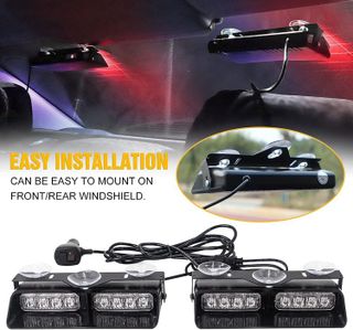 No. 8 - XRIDONSEN 2 in 1 Dash Emergency Strobe Lights - 4