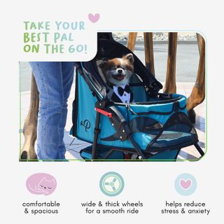 No. 5 - PETIQUE Mermaid Pet Stroller - 3