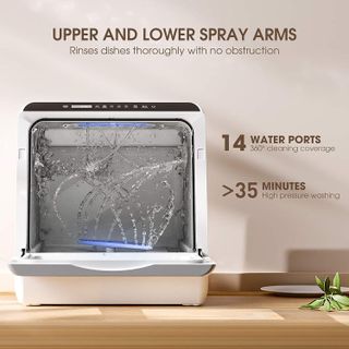 No. 5 - NOVETE Portable Countertop Dishwashers - 4