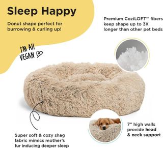 No. 2 - Best Friends by Sheri The Original Calming Donut Cat and Dog Bed - 2