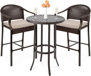 No. 7 - Best Choice Products 3-Piece Patio Bar Set - 1