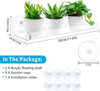 No. 6 - Skewo 2-Pack Window Plant Shelf - 4