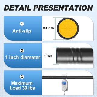 No. 7 - CorkLatta Shower Curtain Rod - 3