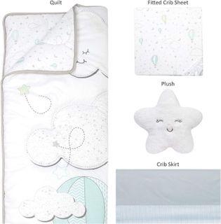 No. 1 - Starry Dreams 4 Piece Crib Bedding Set - 2