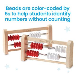 No. 5 - hand2mind Mini 20 Bead Wooden Rekenrek - 3