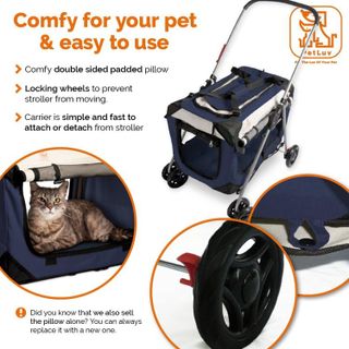 No. 4 - PetLuv Pet Stroller and Carrier - 5