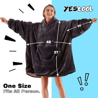 No. 8 - yescool Wearable Blanket Hoodie - 5