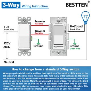 No. 7 - [2 Pack] BESTTEN Dimmer Light Switch - 5