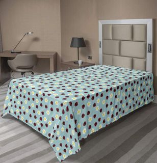 No. 8 - Ambesonne Ladybug Flat Sheet - 1