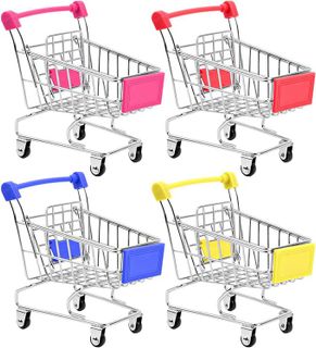 No. 10 - Mini Toy Shopping Cart Set - 1