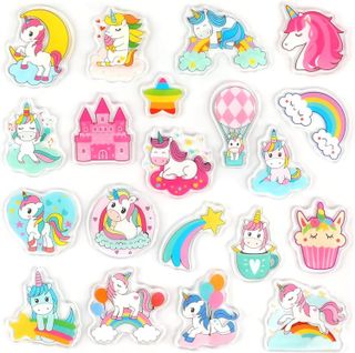 No. 10 - 20 PCS Unicorn Thick Gel Clings - 1