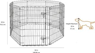 No. 4 - Octagonal Foldable Metal Exercise Pet Play Pen - 2