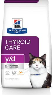 No. 2 - Hill's Prescription Diet y/d Thyroid Care Dry Cat Food - 1