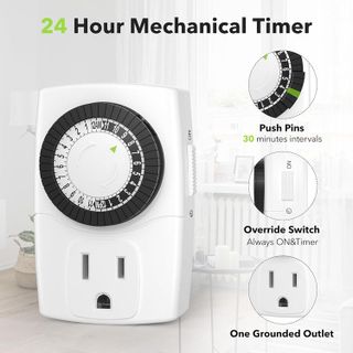 No. 1 - BN-LINK BND-60/U47 Indoor Mini 24-Hour Mechanical Outlet Timer - 2