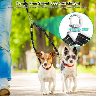 No. 5 - 2 Dog Leash, 360° Swivel No Tangle Double Dog Walking & Training Leash - 3