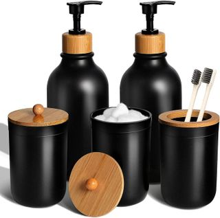 No. 10 - MIERTING Black Bathroom Accessories Set - 1