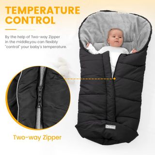 No. 3 - Orzbow Warm Bunting Bag Universal Stroller Sleeping Bag - 3