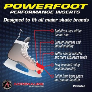 No. 9 - Adrenaline Design Powerfoot Hockey Skate Performance Insert - 2