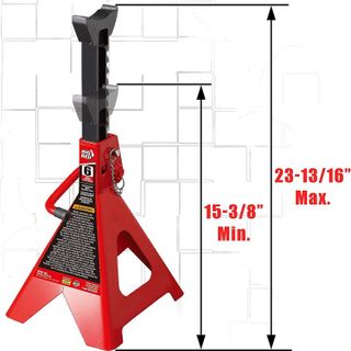 No. 5 - BIG RED T46002A Torin Steel Jack Stands - 2