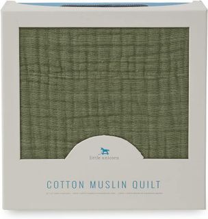 No. 2 - Little Unicorn Fern Cotton Muslin Quilt Blanket - 3