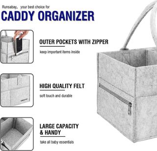 No. 10 - Runsabay Baby Diaper Caddy Organizer - 2